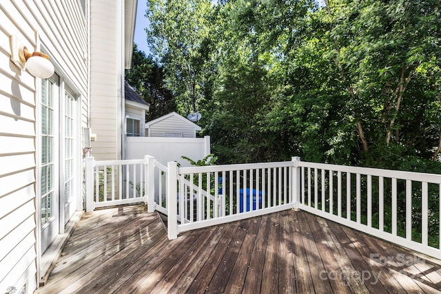 3021 Misty Harbor Cir, Cramerton, NC 28032 - view of wooden terrace
