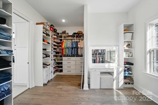 1005 Grand Oak Dr, Waxhaw, NC 28173 - spacious closet with wood finished floors