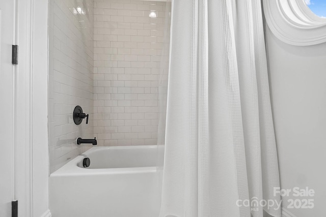 1005 Grand Oak Dr, Waxhaw, NC 28173 - bathroom with shower / bath combo with shower curtain
