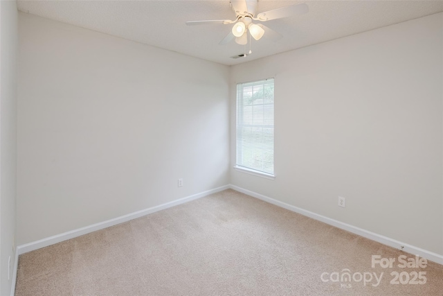 16017 Woodcote Dr, Huntersville, NC 28078 - unfurnished room featuring baseboards, carpet floors, and ceiling fan
