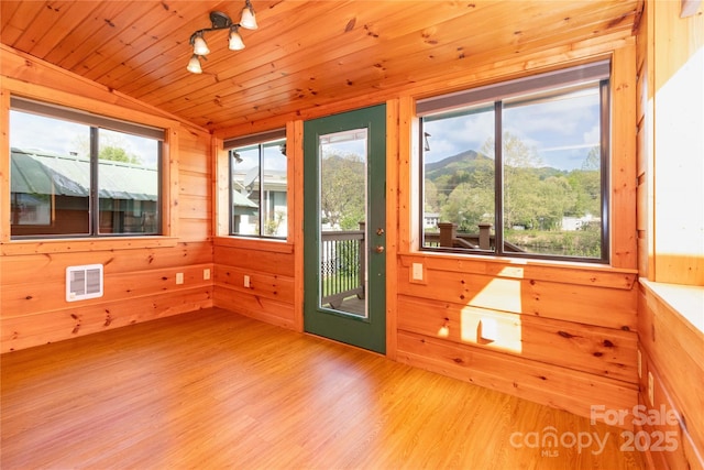 214 Pike Pt, Waynesville, NC 28785 - unfurnished sunroom with visible vents and a wealth of natural light