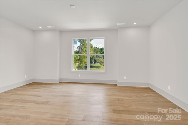 124 Clipper Ln, Mooresville, NC 28117 - empty room featuring recessed lighting, light wood-style floors, and baseboards