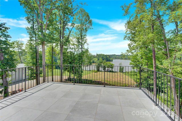 124 Clipper Ln, Mooresville, NC 28117 - view of patio / terrace featuring a balcony