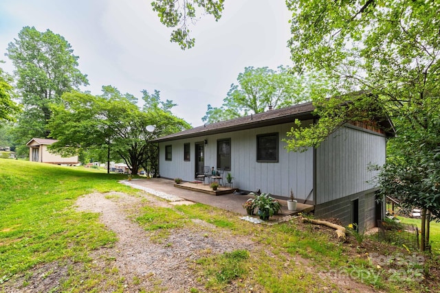 57 Gribble Rd, Franklin, NC 28734 - back of property with a lawn