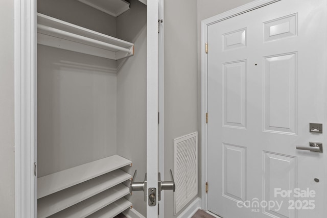 closet with visible vents