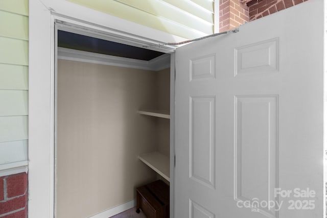 view of closet