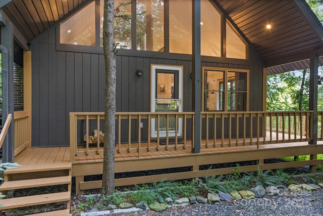 view of deck