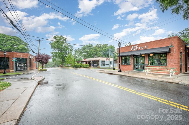 1512 Seigle Ave Unit 2, Charlotte, NC 28205 - view of asphalt street with sidewalks, curbs, and street lighting