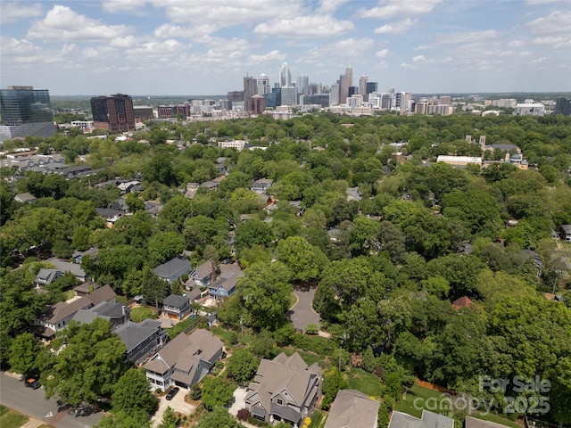 aerial view featuring a view of city