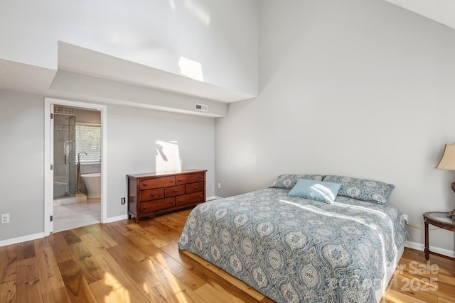 3223 Rheinwood Ct, Matthews, NC 28105 - bedroom with wood finished floors and baseboards