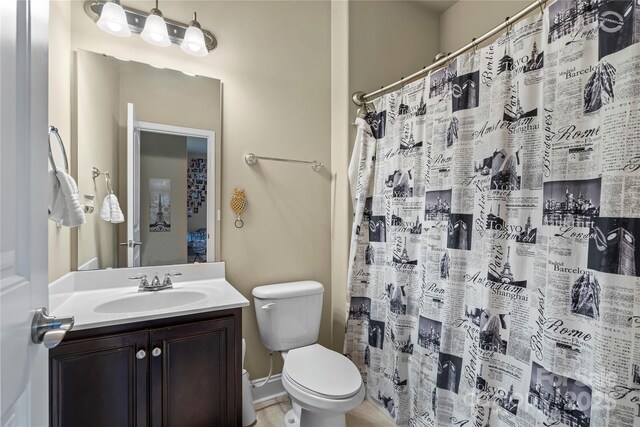 1011 Potomac Rd, Indian Trail, NC 28079 - bathroom with vanity and a shower with shower curtain