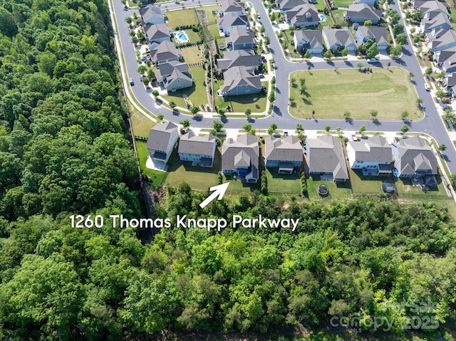 1260 Thomas Knapp Pkwy, Fort Mill, SC 29715 - aerial view with a residential view