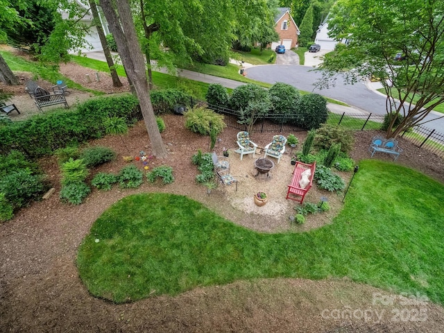 3133 English Sparrow Ln, Charlotte, NC 28210 - bird's eye view