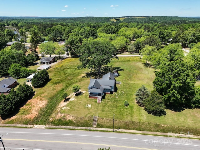 213 S Main St, Jefferson, SC 29718 - drone / aerial view of a heavily wooded area