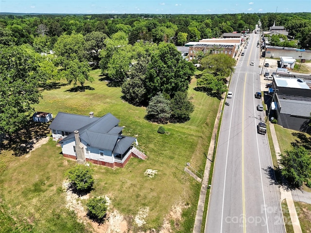 213 S Main St, Jefferson, SC 29718 - aerial view of a heavily wooded area