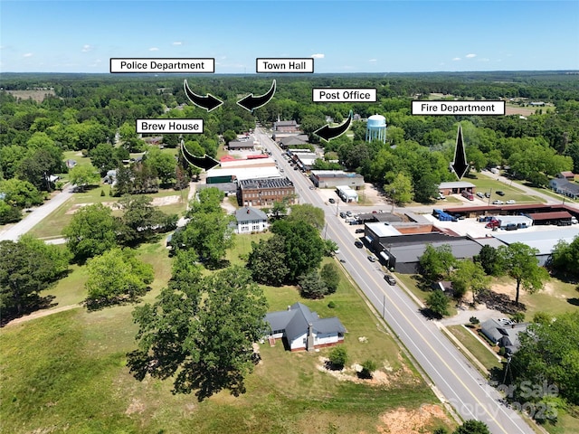 213 S Main St, Jefferson, SC 29718 - aerial view