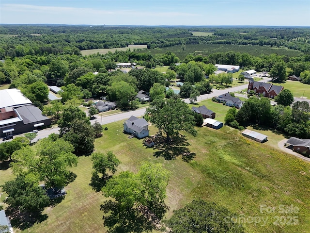 213 S Main St, Jefferson, SC 29718 - aerial perspective of suburban area with a forest
