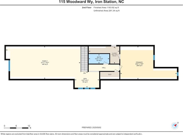 115 Woodward Way, Iron Station, NC 28080 - floor plan / room layout