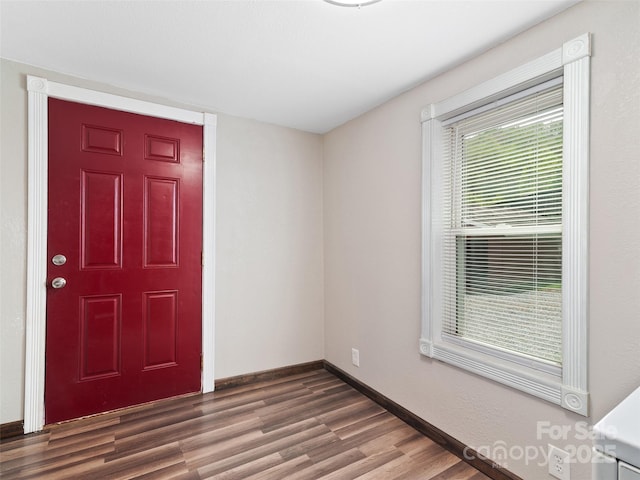 819 Mauney Cove Rd, Waynesville, NC 28786 - interior space with baseboards and wood finished floors