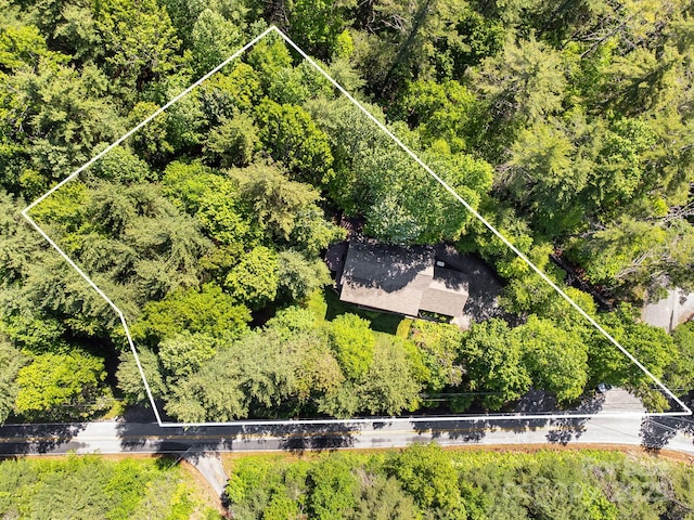 1415 Little River Campground Rd, Pisgah Forest, NC 28768 - aerial overview of property's location with property boundaries highlighted
