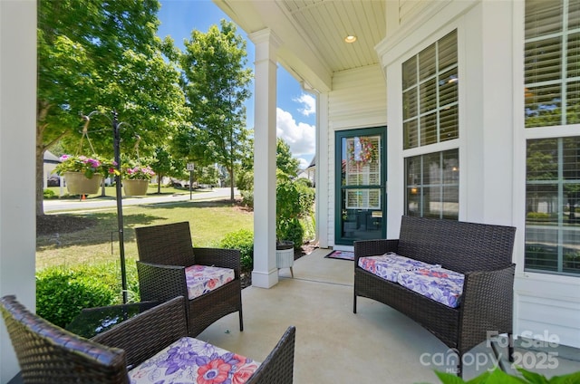 9003 Smokey Hill Ln, Fort Mill, SC 29707 - view of patio / terrace featuring a porch
