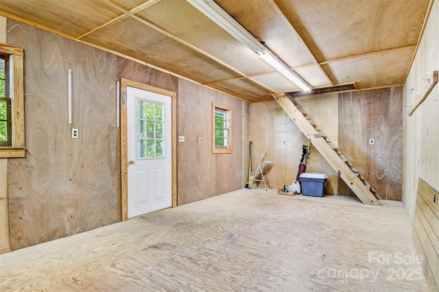 2196 Uphill Ln, Lenoir, NC 28645 - unfinished attic with stairway