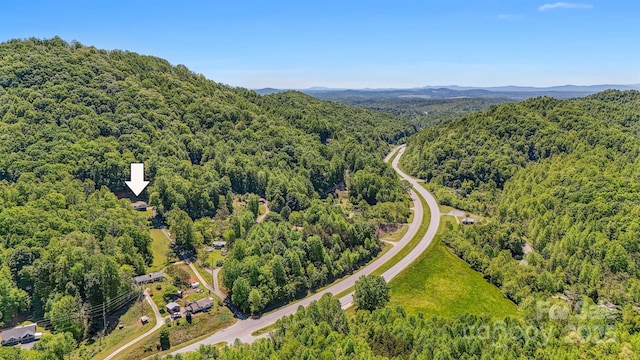 2196 Uphill Ln, Lenoir, NC 28645 - aerial view of a heavily wooded area