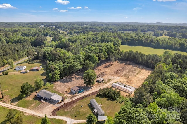 159 Old Home Pl, China Grove, NC 28023 - drone / aerial view with a forest view