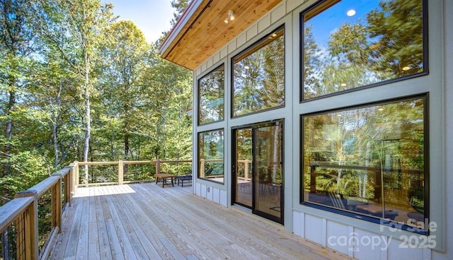 LOT7 Legacy Dr Unit 7, Fleetwood, NC 28626 - view of wooden deck