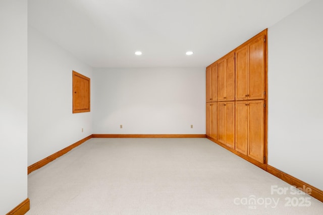 117 Distant View Dr, Asheville, NC 28803 - unfurnished bedroom featuring baseboards, recessed lighting, and light carpet