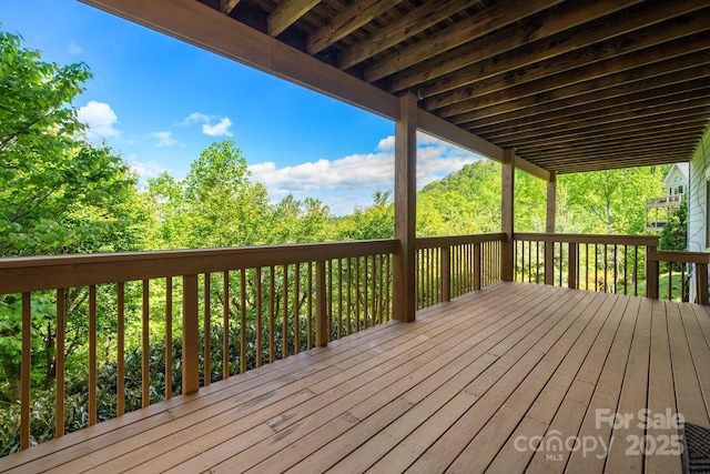 117 Distant View Dr, Asheville, NC 28803 - view of wooden terrace