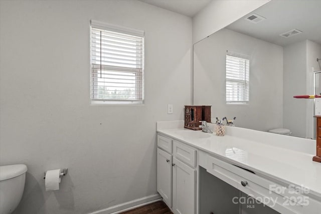 1270 Winding Creek Rd, Salisbury, NC 28146 - bathroom featuring vanity and wood finished floors