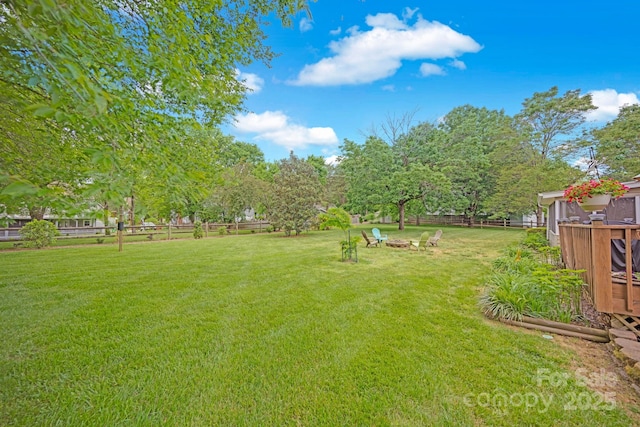 view of yard