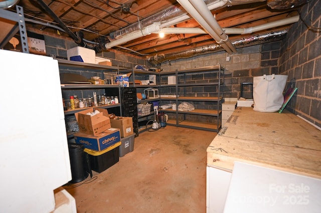 view of storage