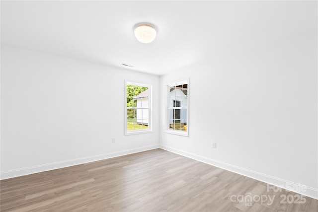 662 Camp Ferry Rd, Mooresboro, NC 28114 - spare room featuring light wood-style flooring and baseboards