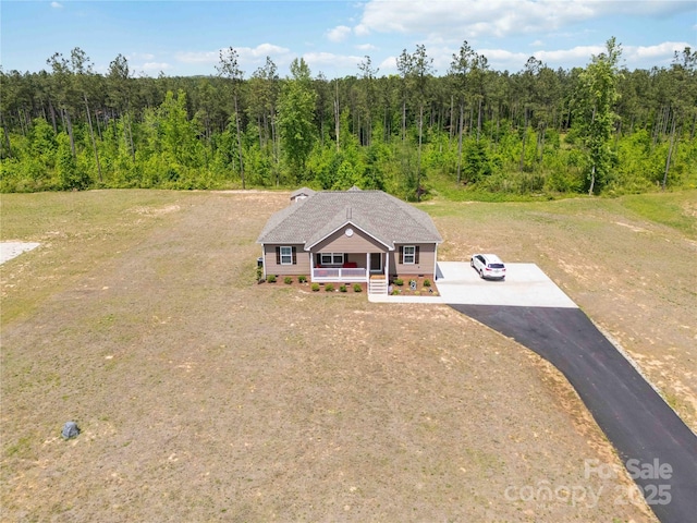 3015 Great Falls Highway, Chester, SC 29014 - birds eye view of property featuring a view of trees