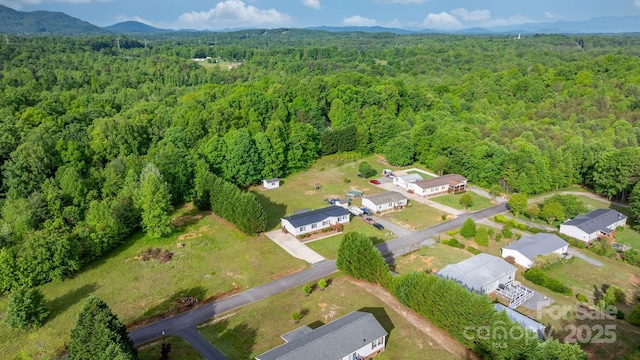 2521 Melvin Propst Dr, Morganton, NC 28655 - aerial view of a heavily wooded area