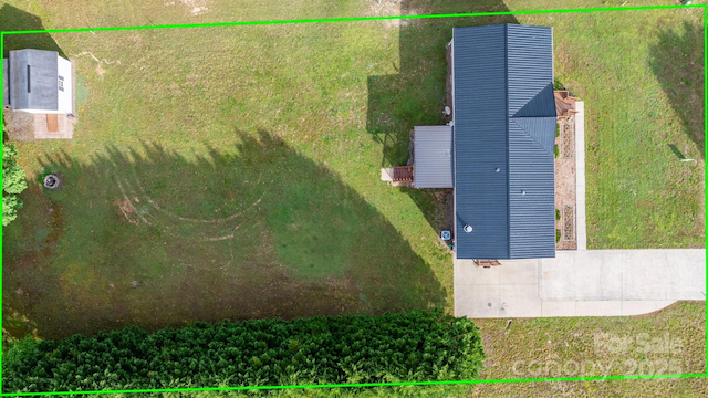 2521 Melvin Propst Dr, Morganton, NC 28655 - aerial view of property and surrounding area featuring property parcel outlined