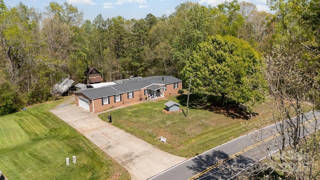 5013 Friendship Circle Rd, East Bend, NC 27018 - aerial view of property and surrounding area