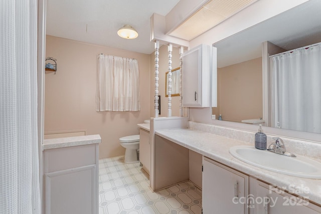 5013 Friendship Circle Rd, East Bend, NC 27018 - full bath with vanity and tile patterned floors