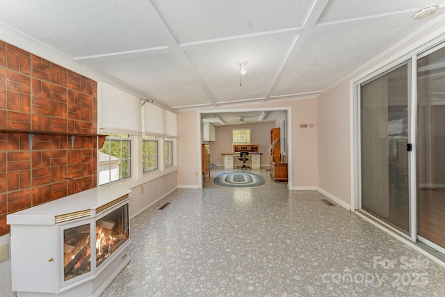 5013 Friendship Circle Rd, East Bend, NC 27018 - corridor with plenty of natural light and tile patterned floors