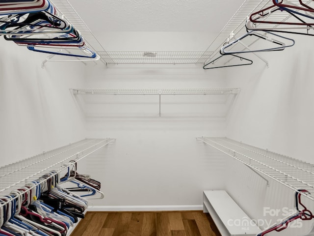 209 Daniel Dr, Hendersonville, NC 28739 - spacious closet with wood finished floors