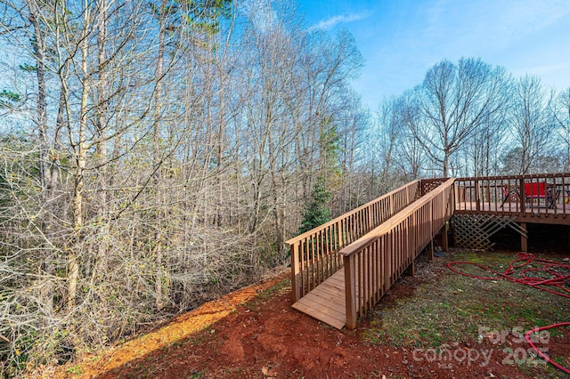 view of deck