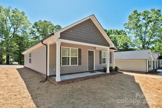 bungalow with a porch