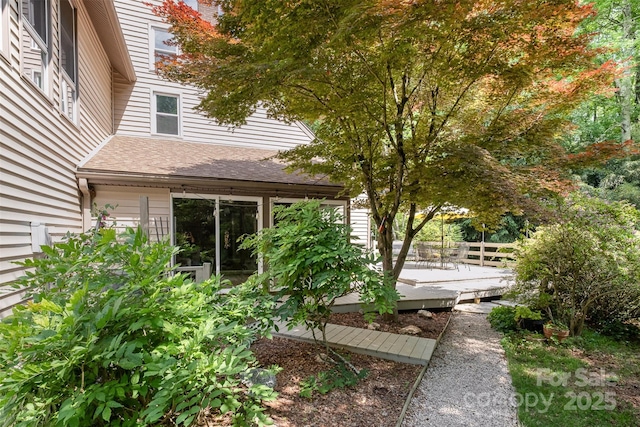1160 Walton Pl, Salisbury, NC 28146 - view of yard featuring a wooden deck