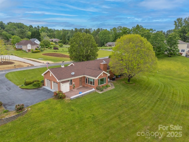 aerial view of property and surrounding area