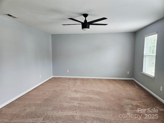 1071 Bassett Way, Fort Mill, SC 29707 - carpeted spare room with a ceiling fan and baseboards