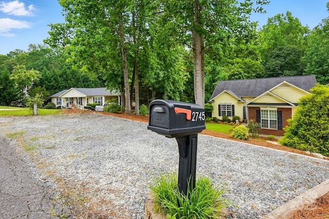 2745 Stockwood Dr, Gastonia, NC 28056 - exterior view of gravel driveway
