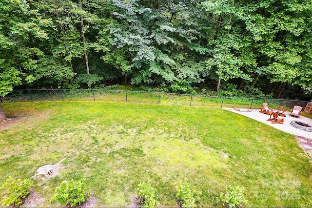 2745 Stockwood Dr, Gastonia, NC 28056 - view of yard featuring a fire pit