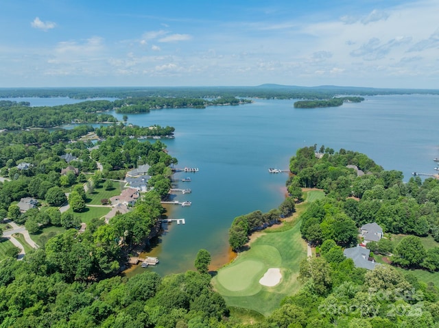 140 Lightship Dr, Mooresville, NC 28117 - aerial view of property and surrounding area with a nearby body of water and a golf course